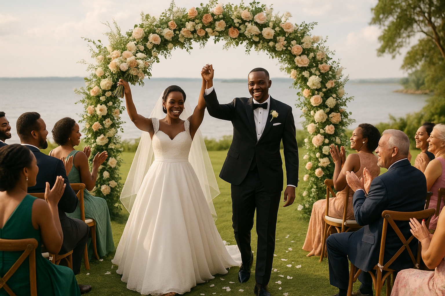 Stunning Lake Victoria Wedding Celebration